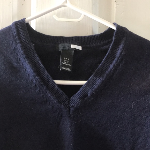 Navy blue knit sweater - Picture 2 of 2